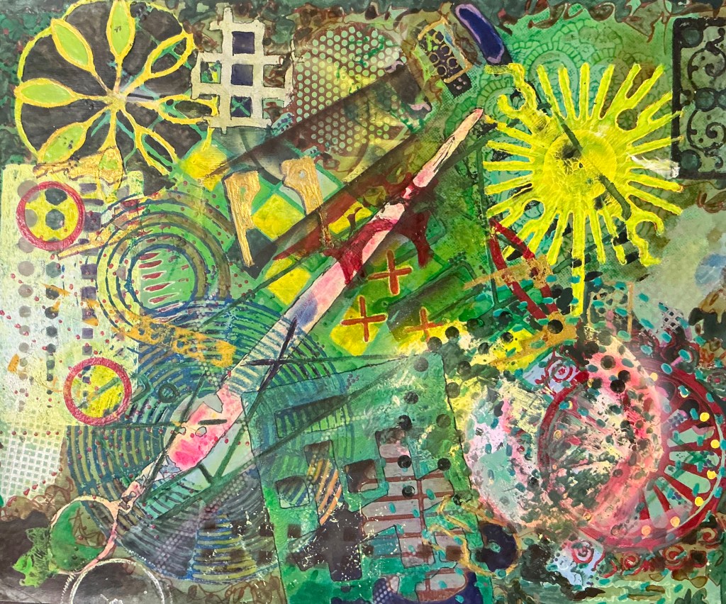 Paint on paper